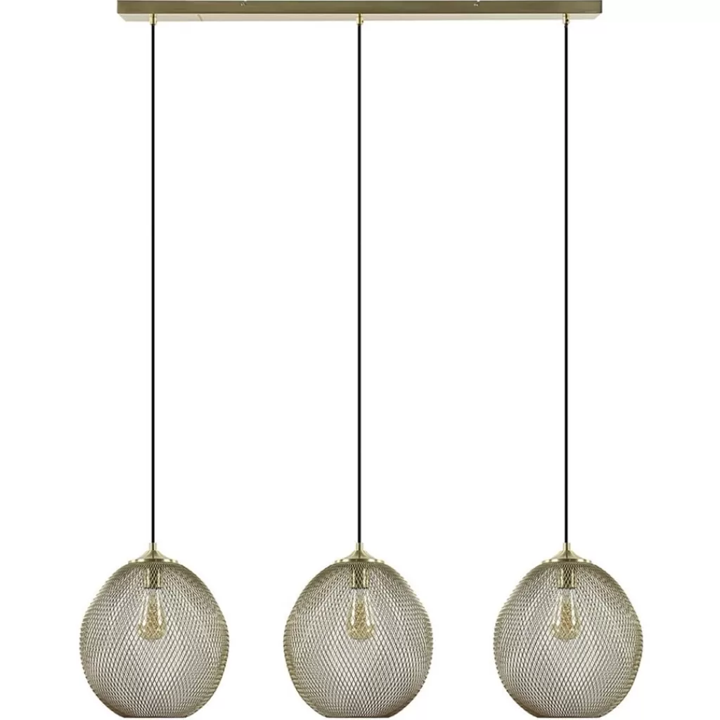 3-Lichts hanglamp Moroc goud Light and Living>Straluma New