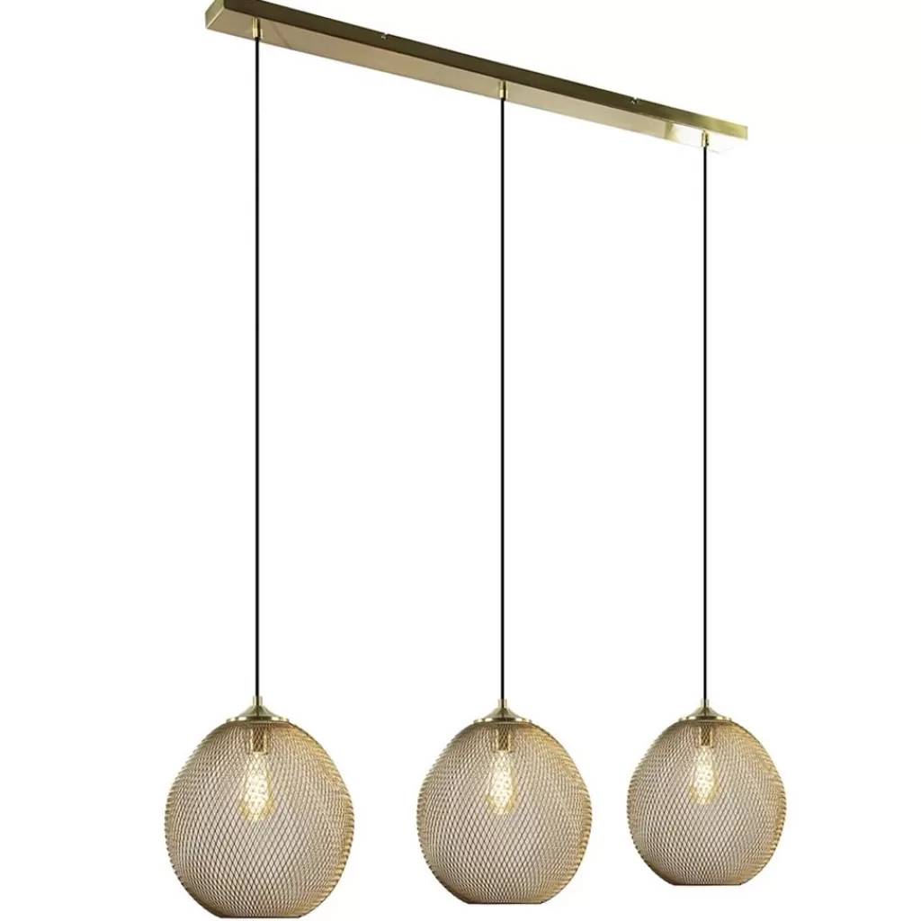 3-Lichts hanglamp Moroc goud Light and Living>Straluma New