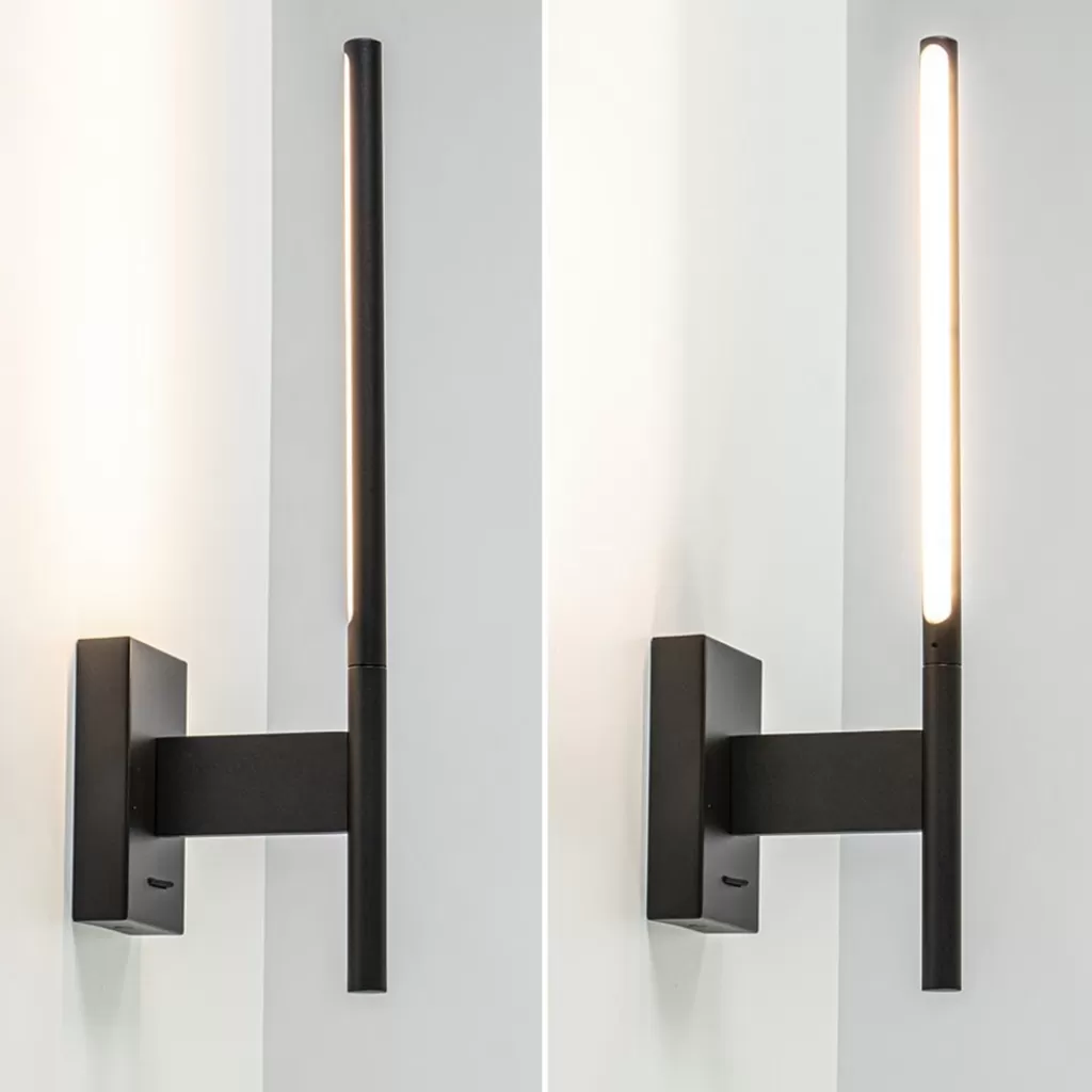 3-Standen dimbare wandlamp met verstelbare kap>Straluma Hot