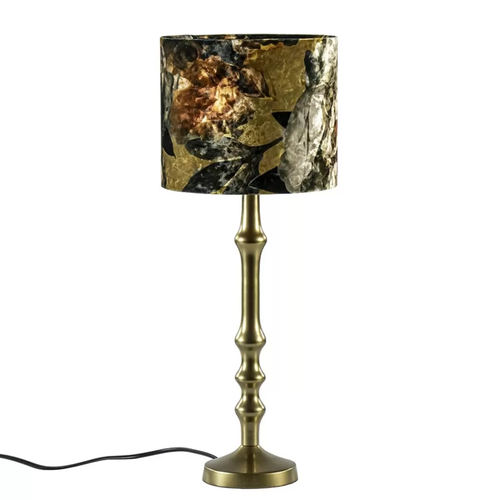 Antiek bronzen lampvoet Semut exclusief kap>Straluma Outlet