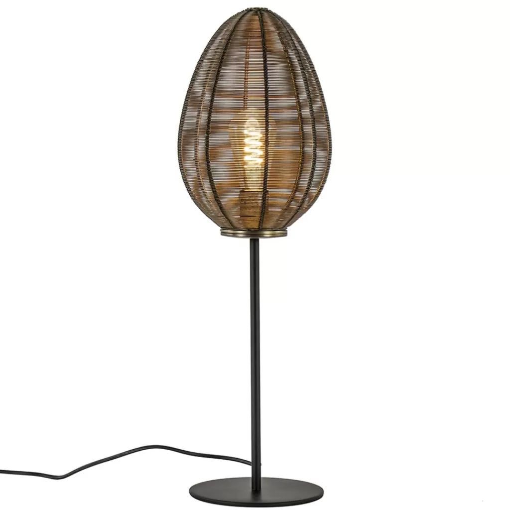 Antiek bronzen tafellamp Yaelle Light and Living>Straluma Cheap