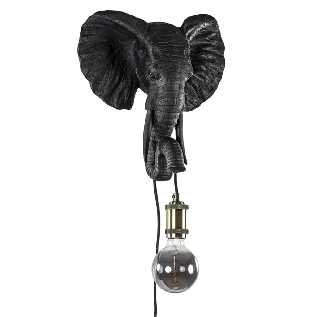 Botanische wandlamp Elephant mat zwart>Straluma Clearance