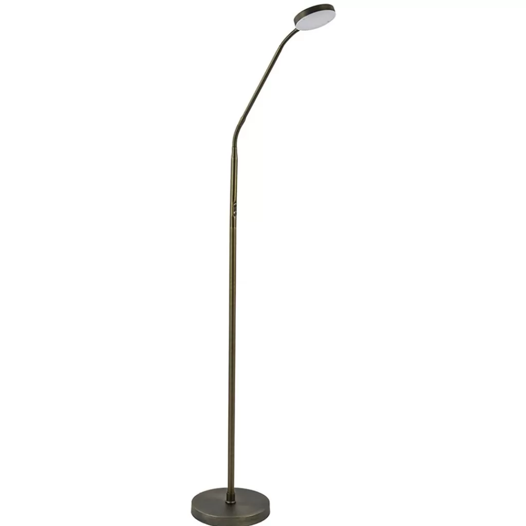 Bronzen leeslamp op accu inclusief dimbaar LED>Straluma Store