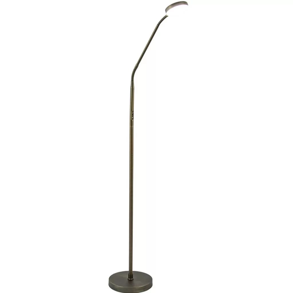 Bronzen leeslamp op accu inclusief dimbaar LED>Straluma Store