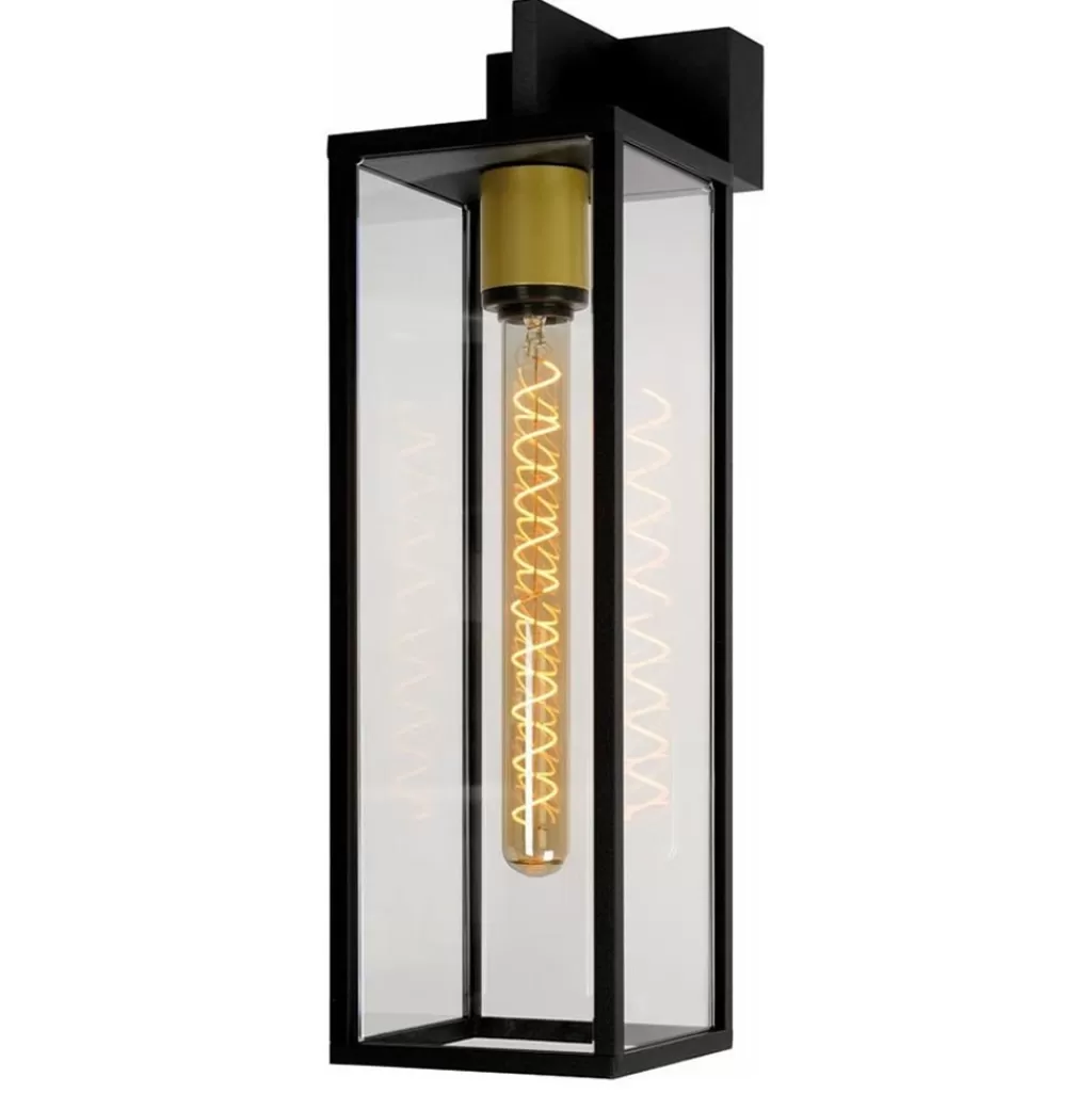 Buitenlamp lantaarn groot zwart/matgoud>Straluma Flash Sale