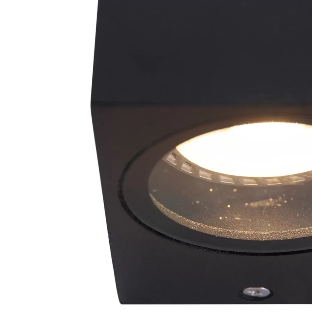 Buitenlamp Logan kubus zwart IP44>Straluma New