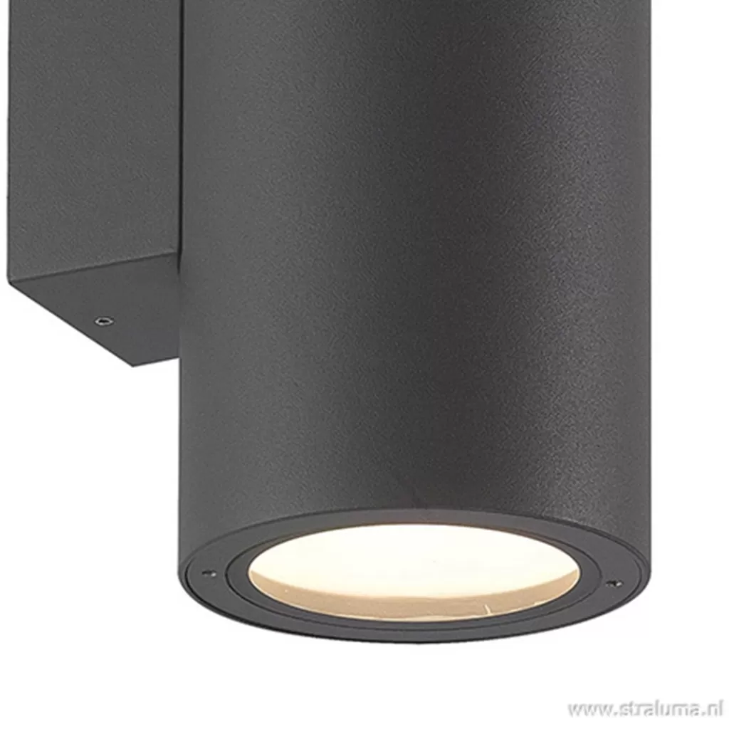 Buitenlamp Volcano wand grafiet IP65>Straluma Sale