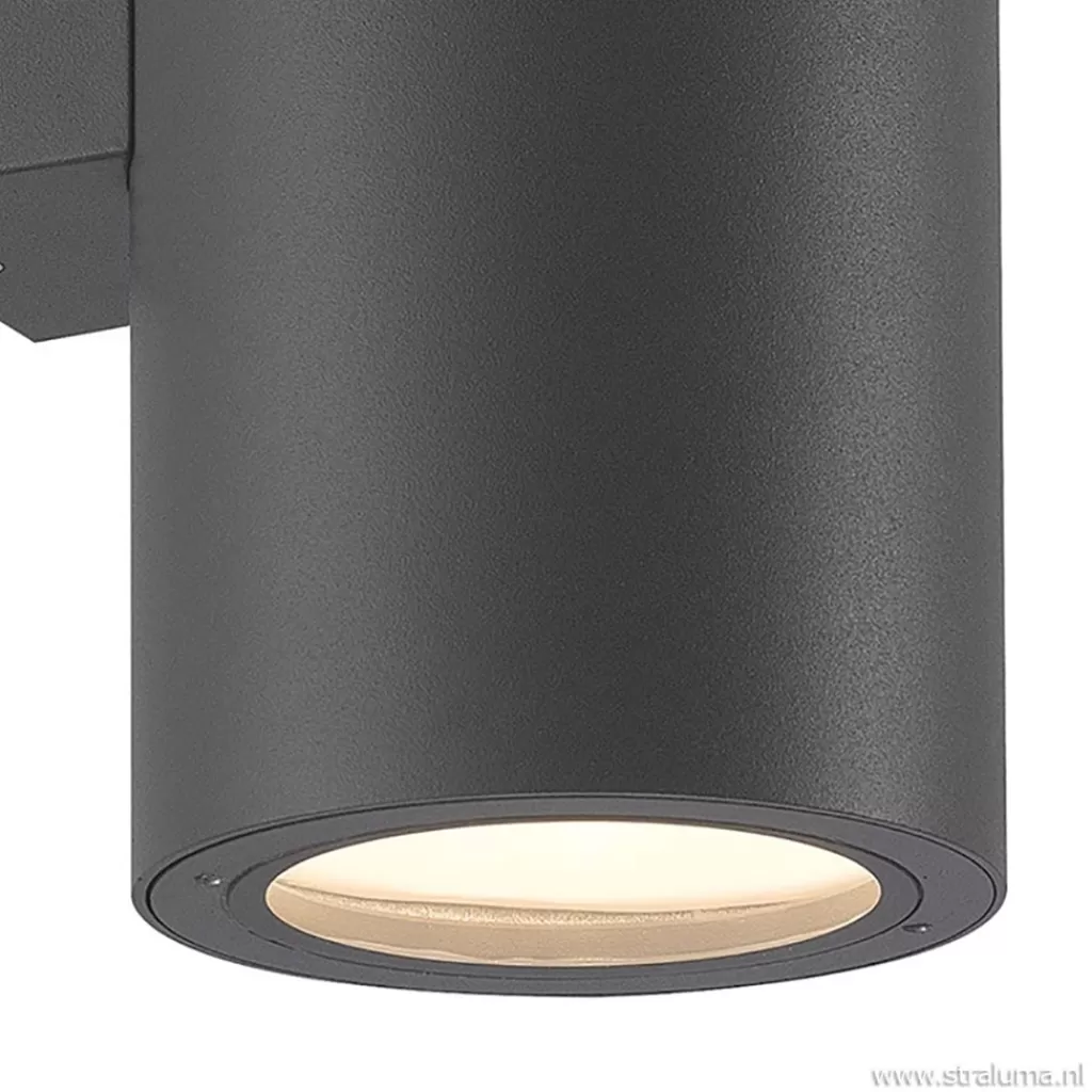 Buitenlamp Vulcano wand grafiet IP65>Straluma Shop