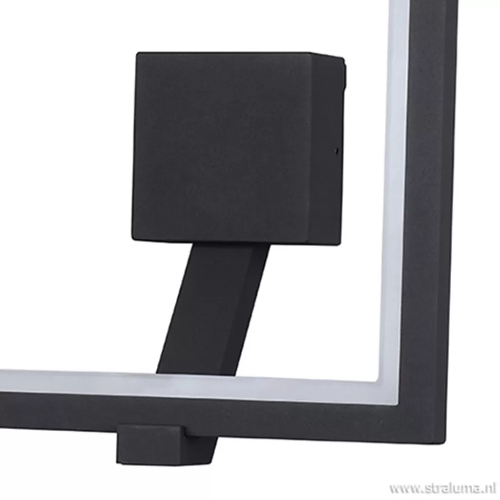 Buitenlamp-wandlamp antraciet frame IP65>Straluma Best Sale