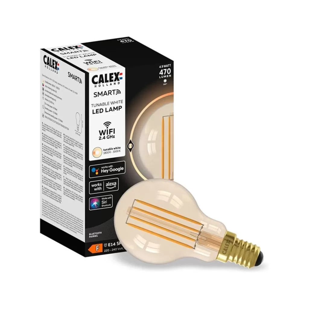 Calex Smart Full Glass Kogel P45 Gold>Straluma Discount