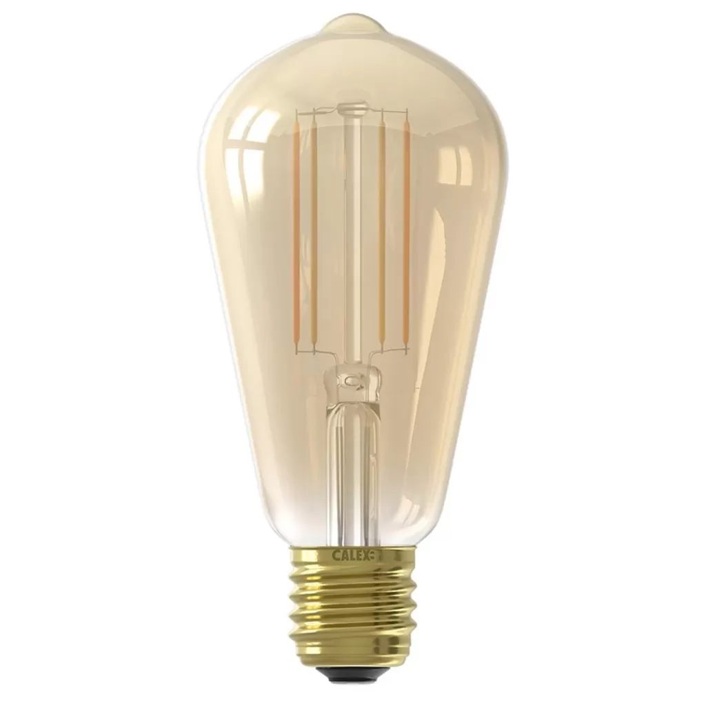 Calex Smart Home E27 LED filament goud ST64>Straluma New