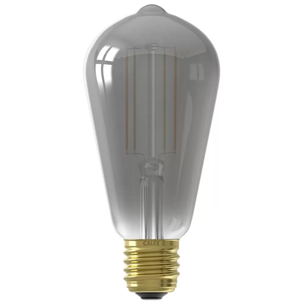 Calex Smart Home E27 LED filament smoke ST64>Straluma Best Sale