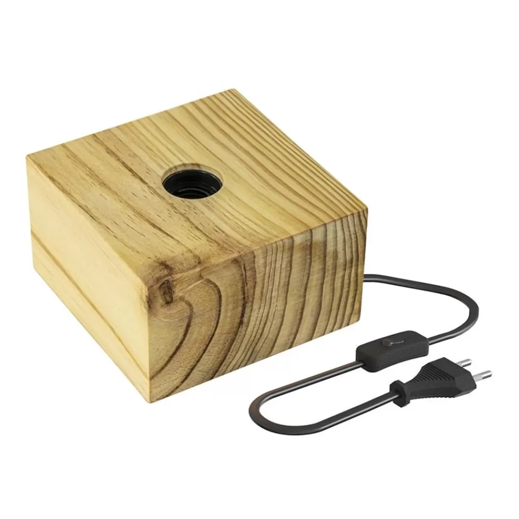 Calex tafellamp Wood FSC vierkant>Straluma Outlet