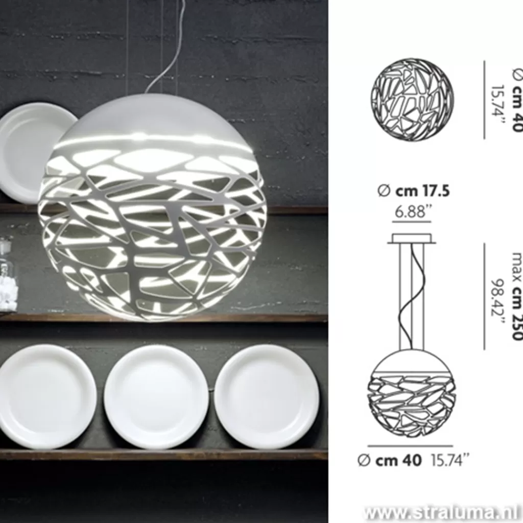 Design hanglamp Kelly bol wit>Straluma Cheap