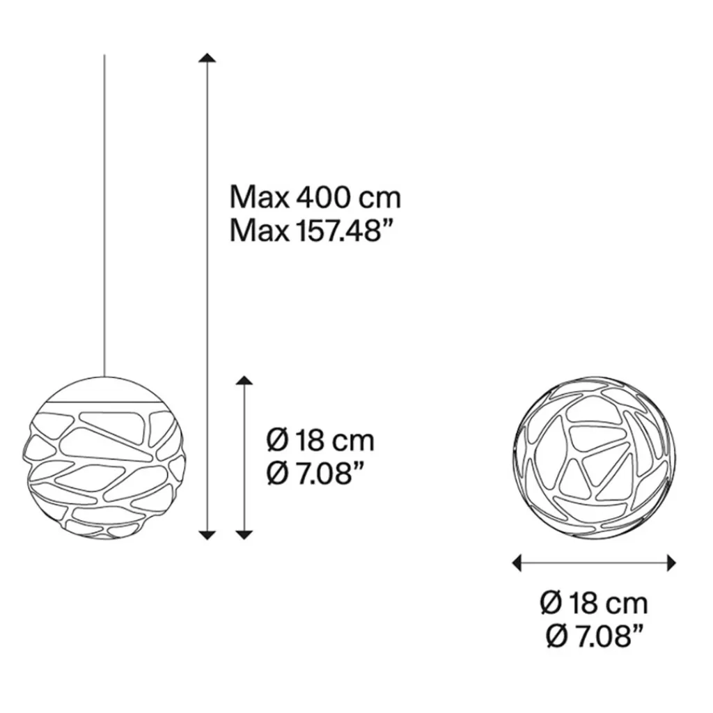 Design hanglamp Kelly cluster LED champagne>Straluma Clearance