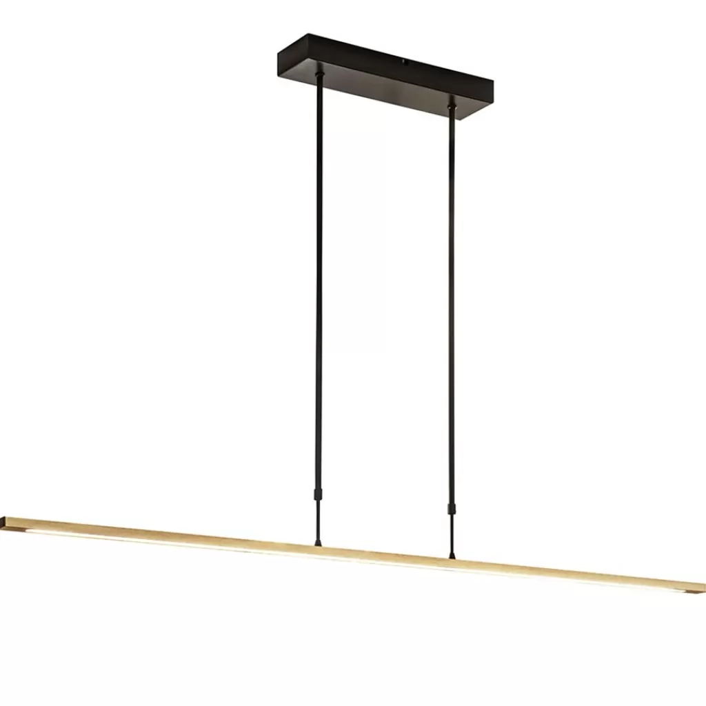 Design LED hanglamp aluminium mat zwart/mat goud>Straluma Cheap