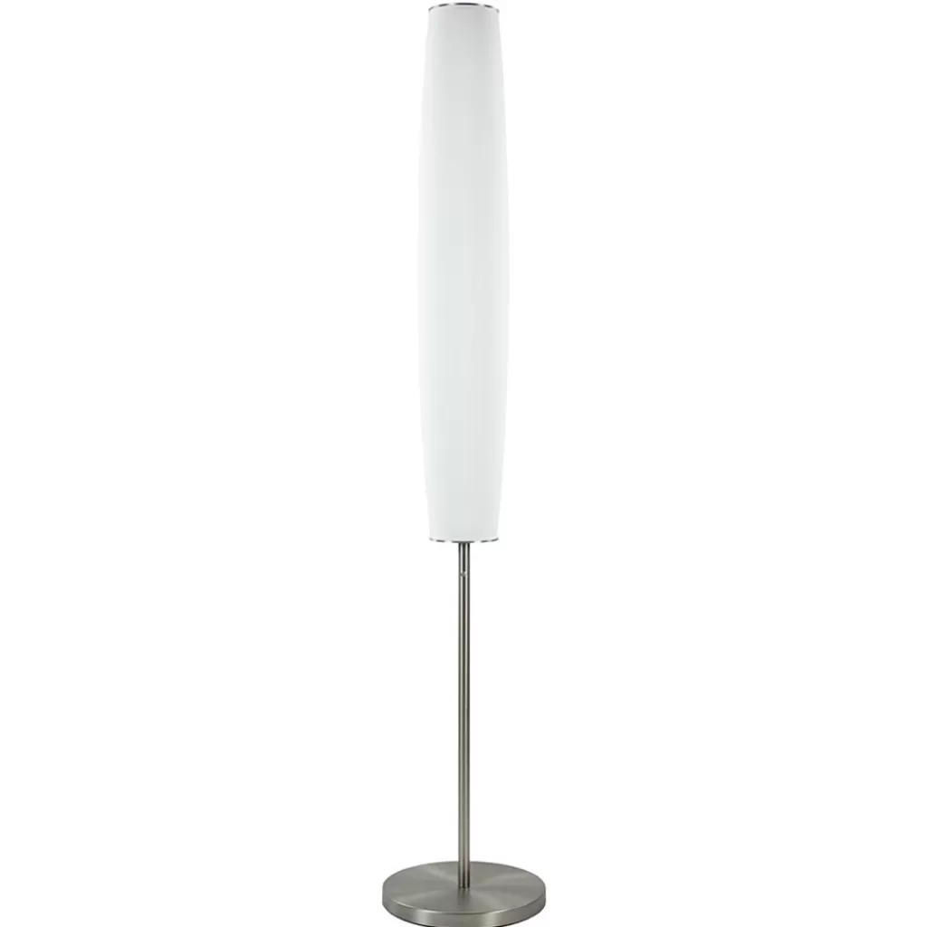 Design vloerlamp cilinder opaal glas met dimbaar LED>Straluma Clearance