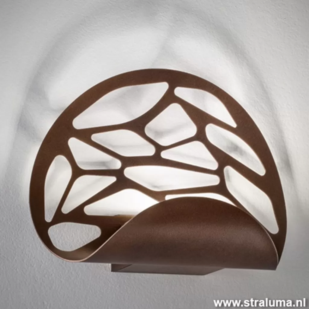 Design wandlamp Kelly LED brons>Straluma Shop