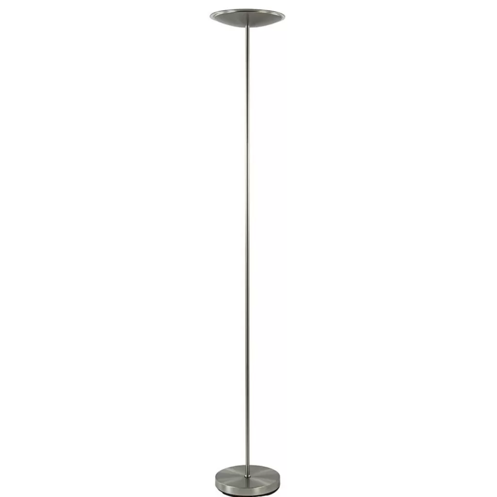 Dimbare LED uplighter vloerlamp nikkel>Straluma Store