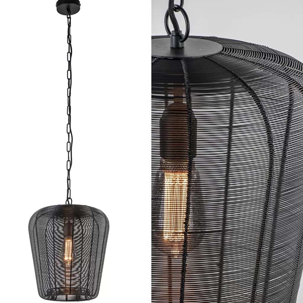 Draad hanglamp Adeta mat zwart Ø31 cm>Straluma Sale