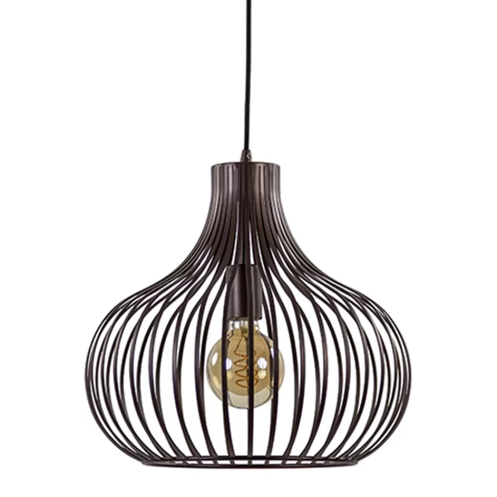 Draadhanglamp landelijk brons-bruin 38cm>Straluma Sale