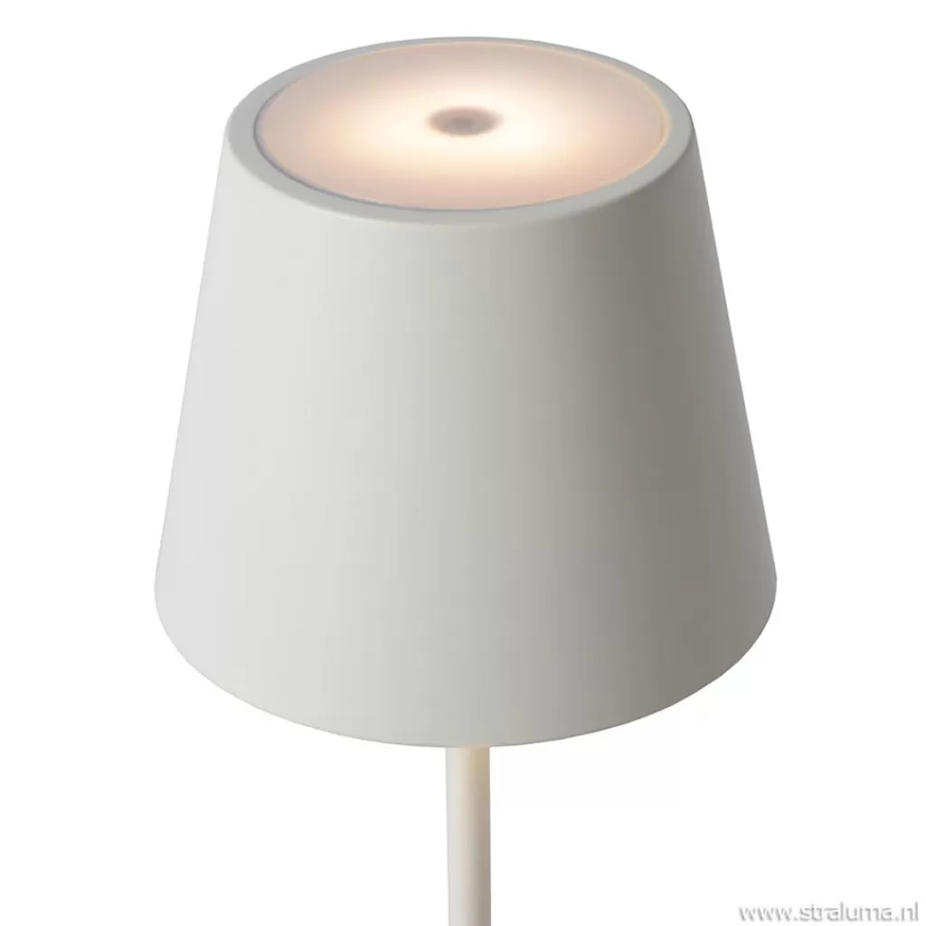 Draadloze tafellamp wit met dimbaar LED>Straluma Shop