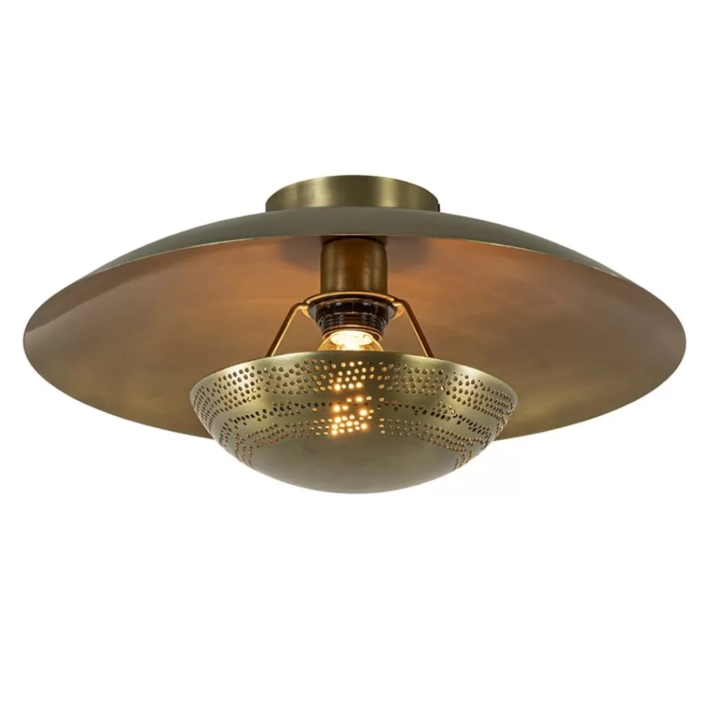 Elegante plafond/wandlamp antiek brons>Straluma Shop