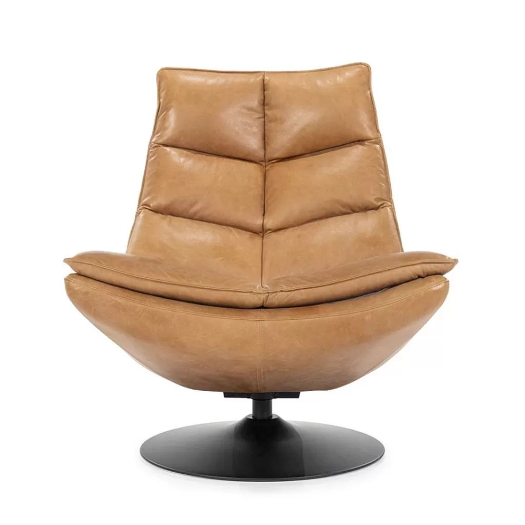 Fauteuil Sven leer - cognac>Straluma Best