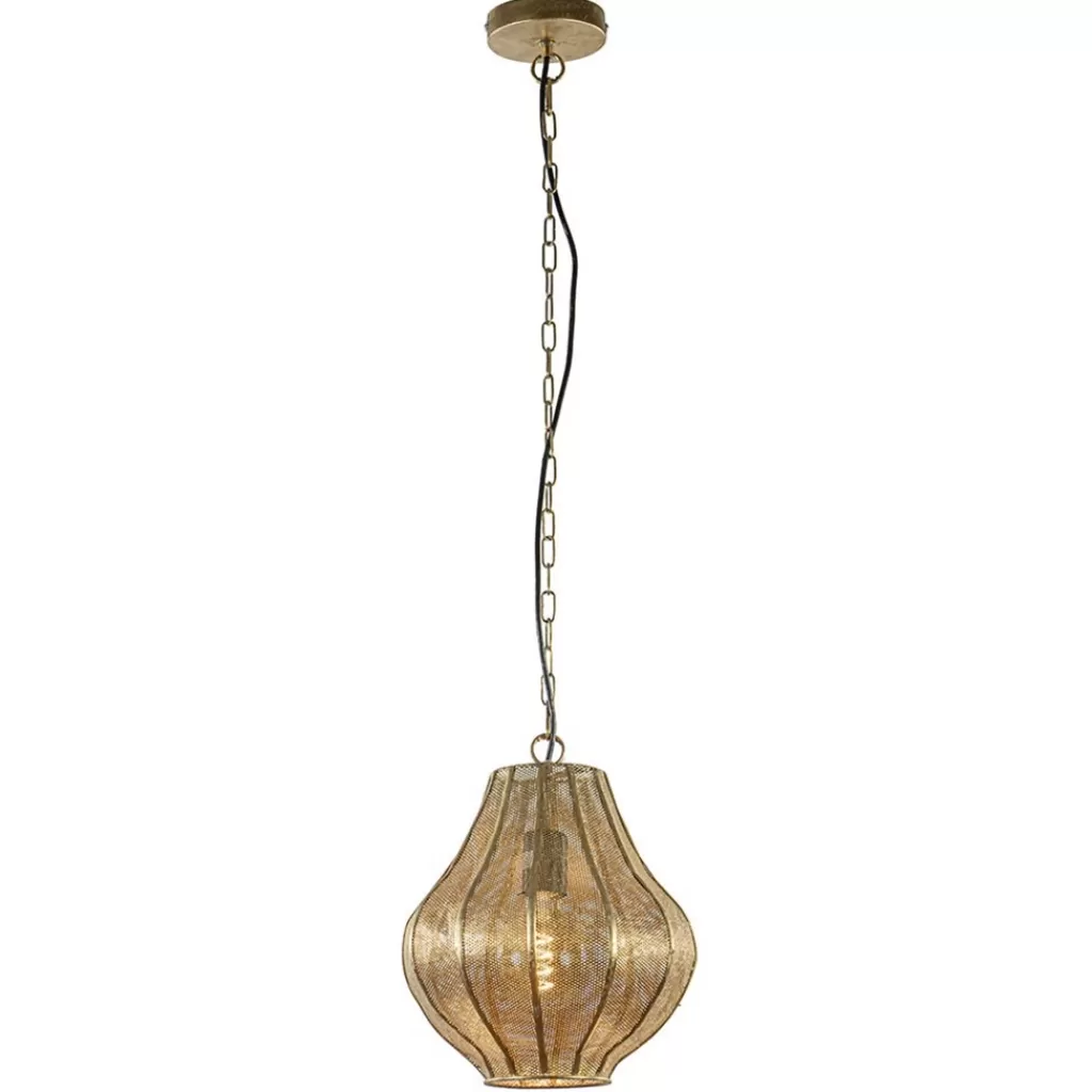 Gouden Oosterse hanglamp Micha met ketting Light & Living>Straluma Hot