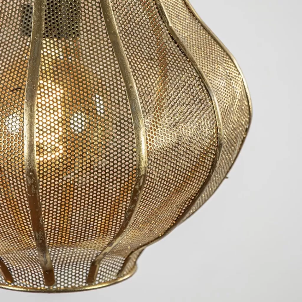 Gouden Oosterse hanglamp Micha met ketting Light & Living>Straluma Hot