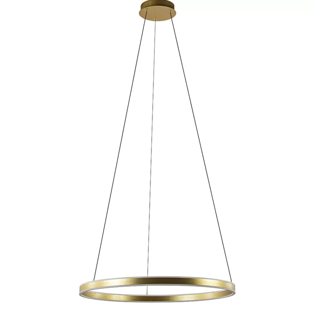 Grote design hanglamp LED gouden ring>Straluma Fashion