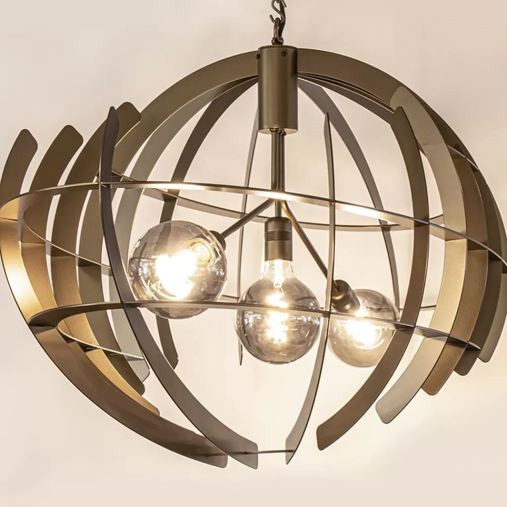 Grote design hanglamp ovaal oud messing>Straluma Best Sale