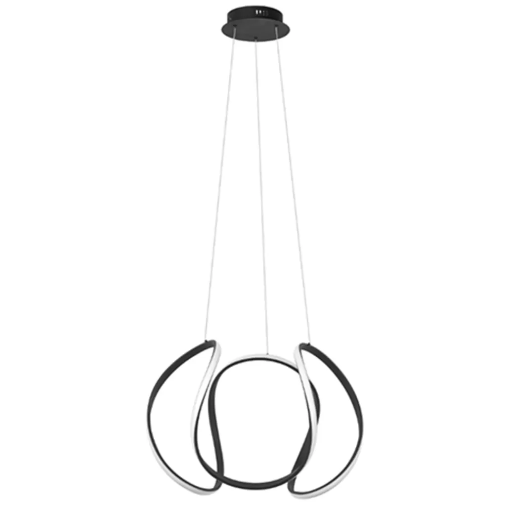 Grote design hanglamp zwart LED>Straluma Store