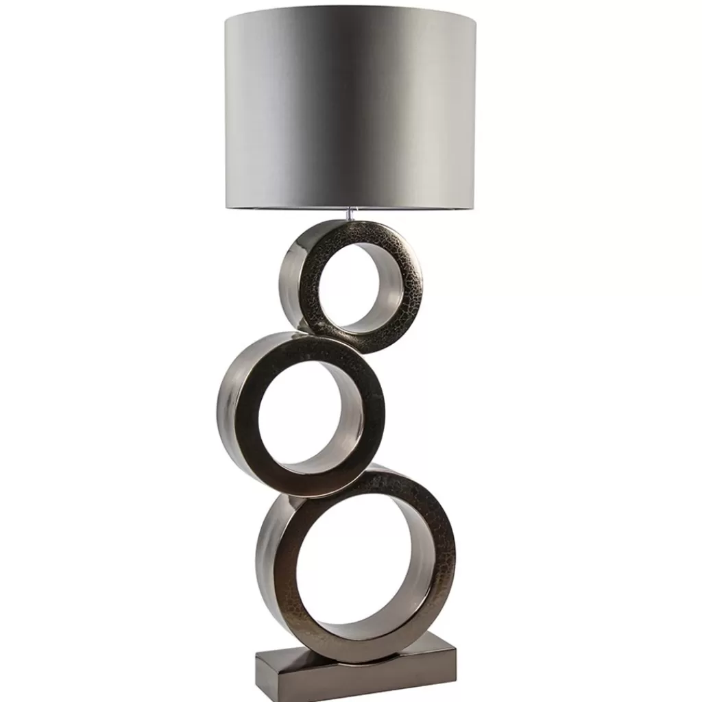 Grote design lampvoet Circles brons exclusief kap>Straluma Best Sale