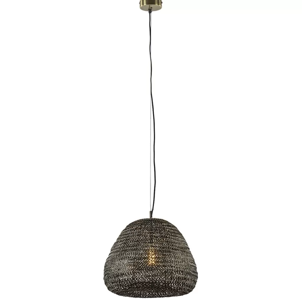 Grote hanglamp Finou antiek brons met zwart>Straluma Flash Sale