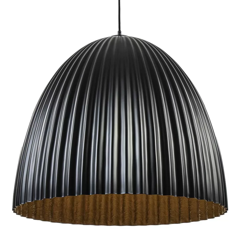 Grote XL hanglamp relief zwart met goud>Straluma Flash Sale