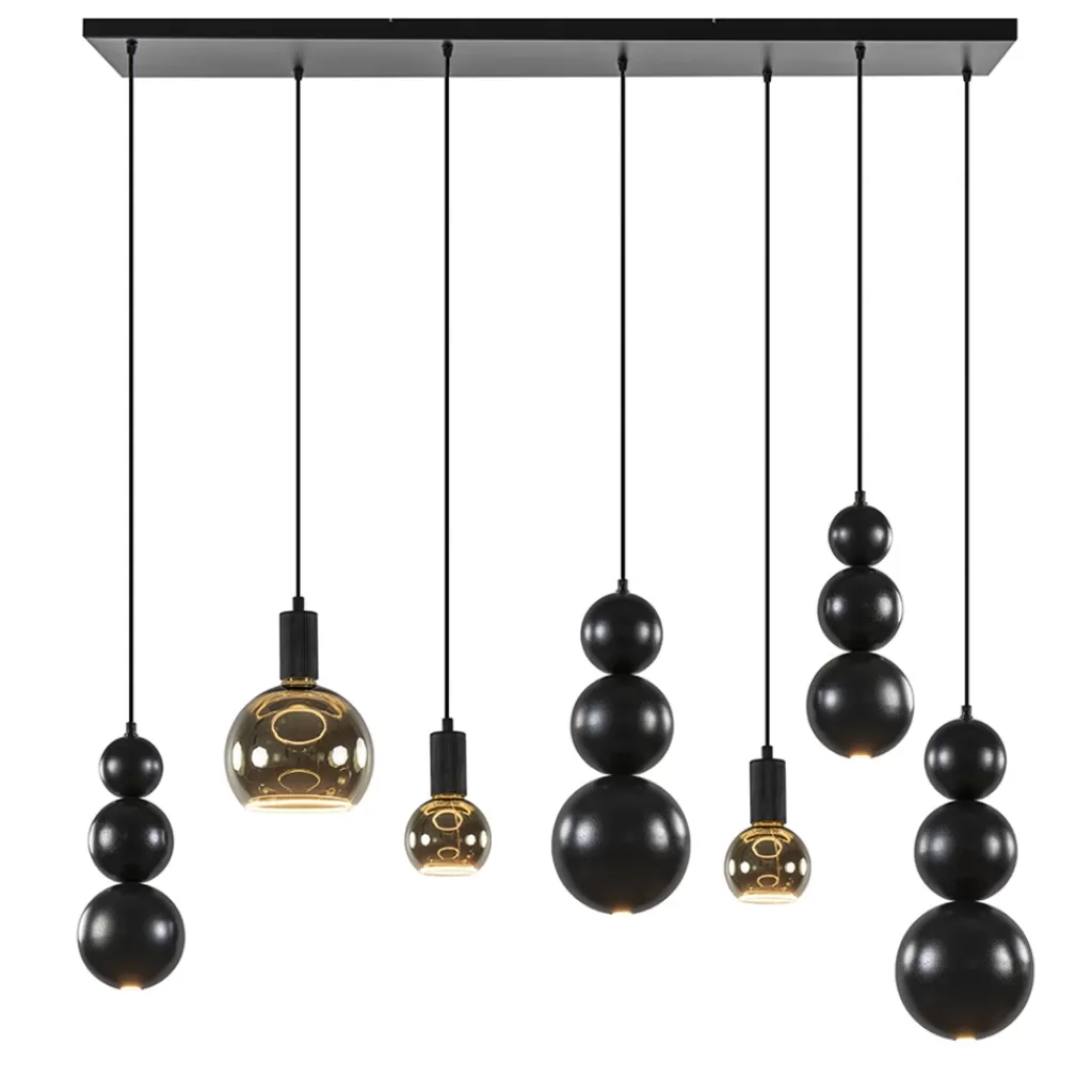 Hanglamp Allure 7l zwart>Straluma Outlet