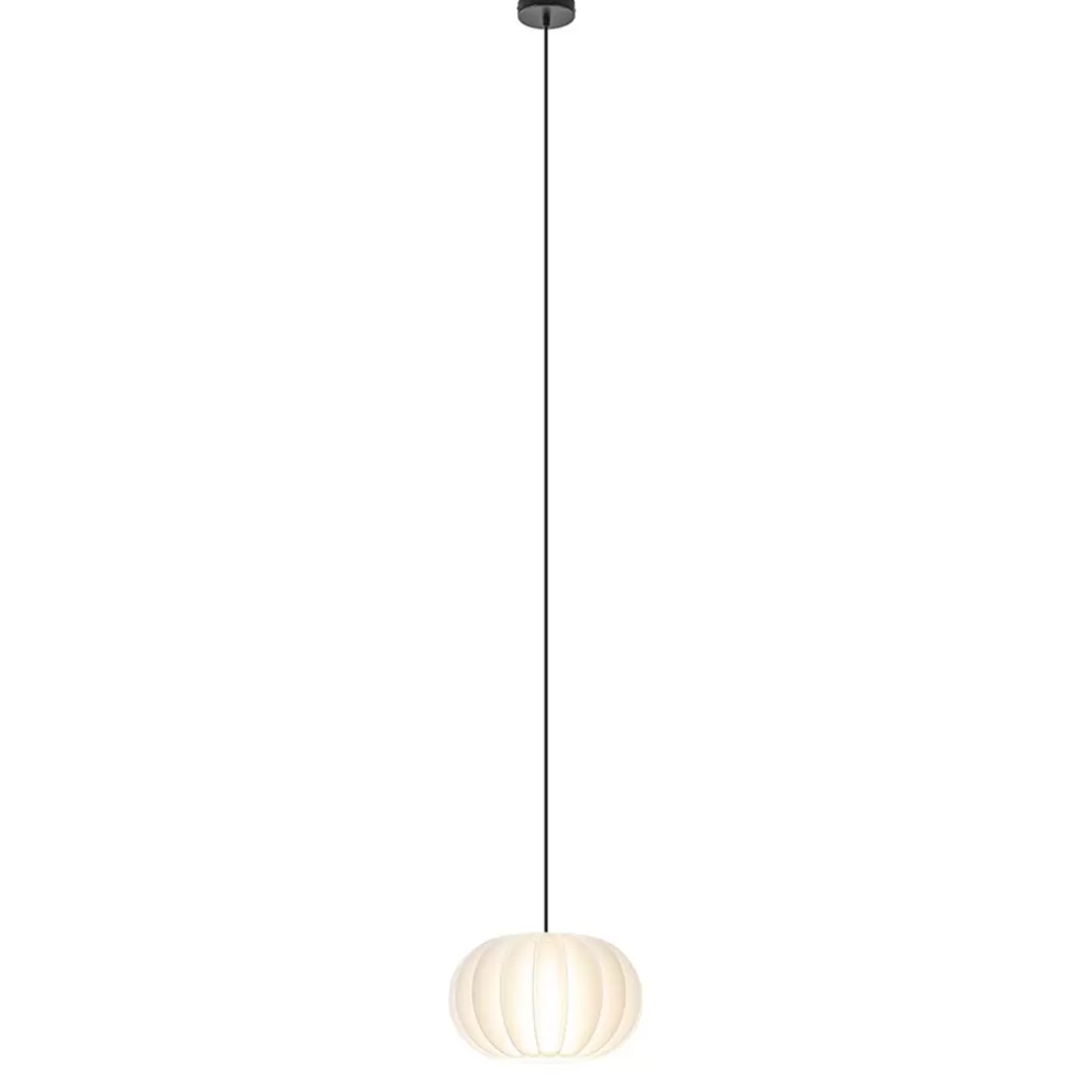 Hanglamp Arena 1L 30cm zwart/kap wit>Straluma Flash Sale