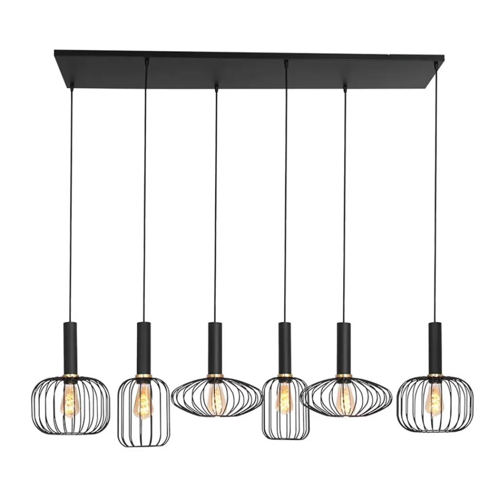 Hanglamp Aureole 6L mix zwart>Straluma Discount