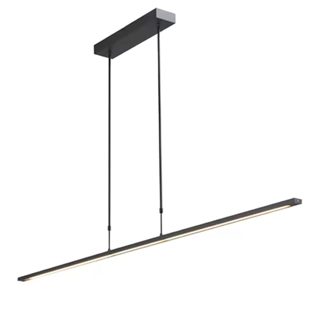 Hanglamp balk zwart 160cm direct led>Straluma Discount