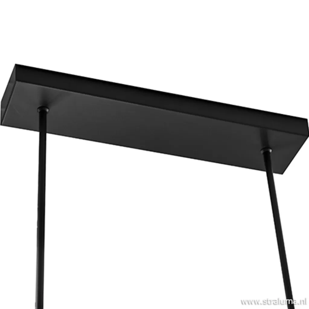 Hanglamp balk zwart 160cm direct led>Straluma Discount