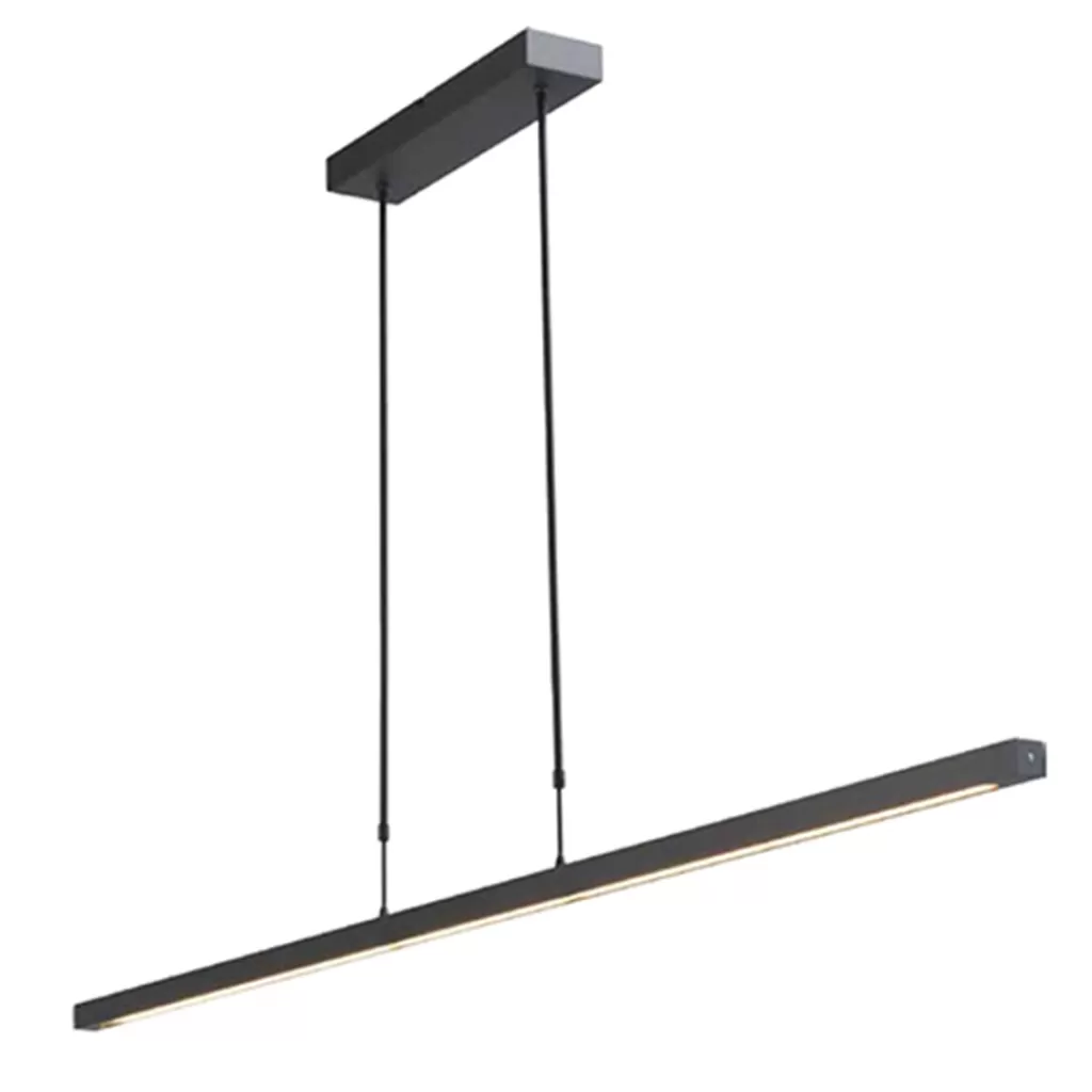 Hanglamp balk zwart 160cm up+down dtw>Straluma Clearance