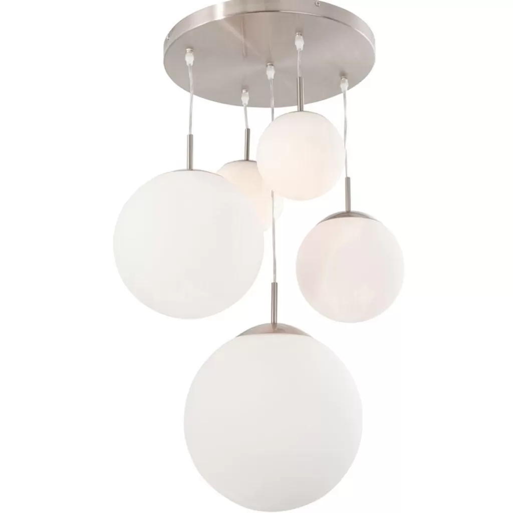 Hanglamp bol Bollique 5x glas wit>Straluma Flash Sale