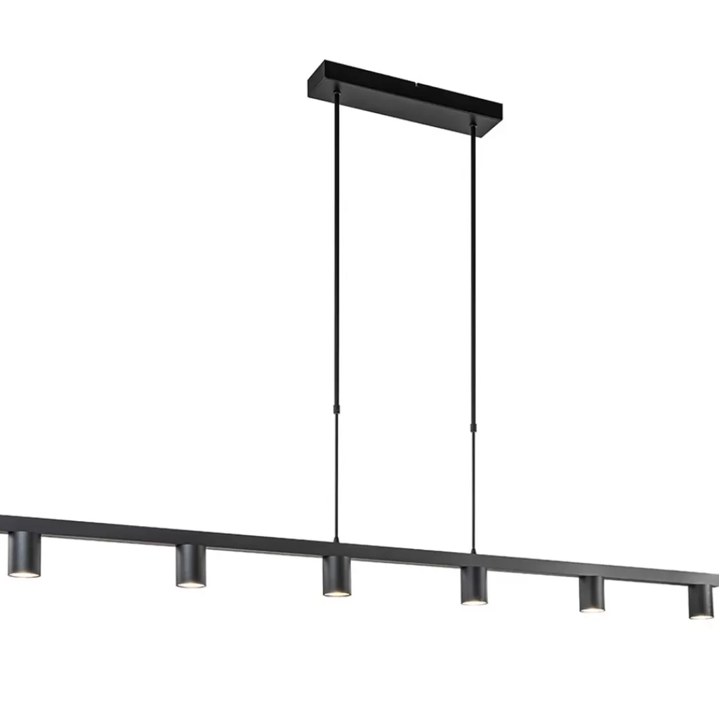 Hanglamp Bounce 6L 160cm zwart>Straluma Clearance