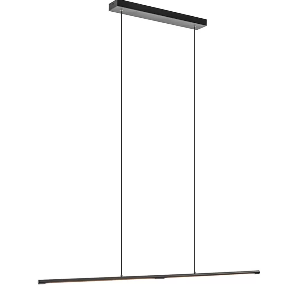 Hanglamp buis 110cm zwart 3-step dim>Straluma Cheap