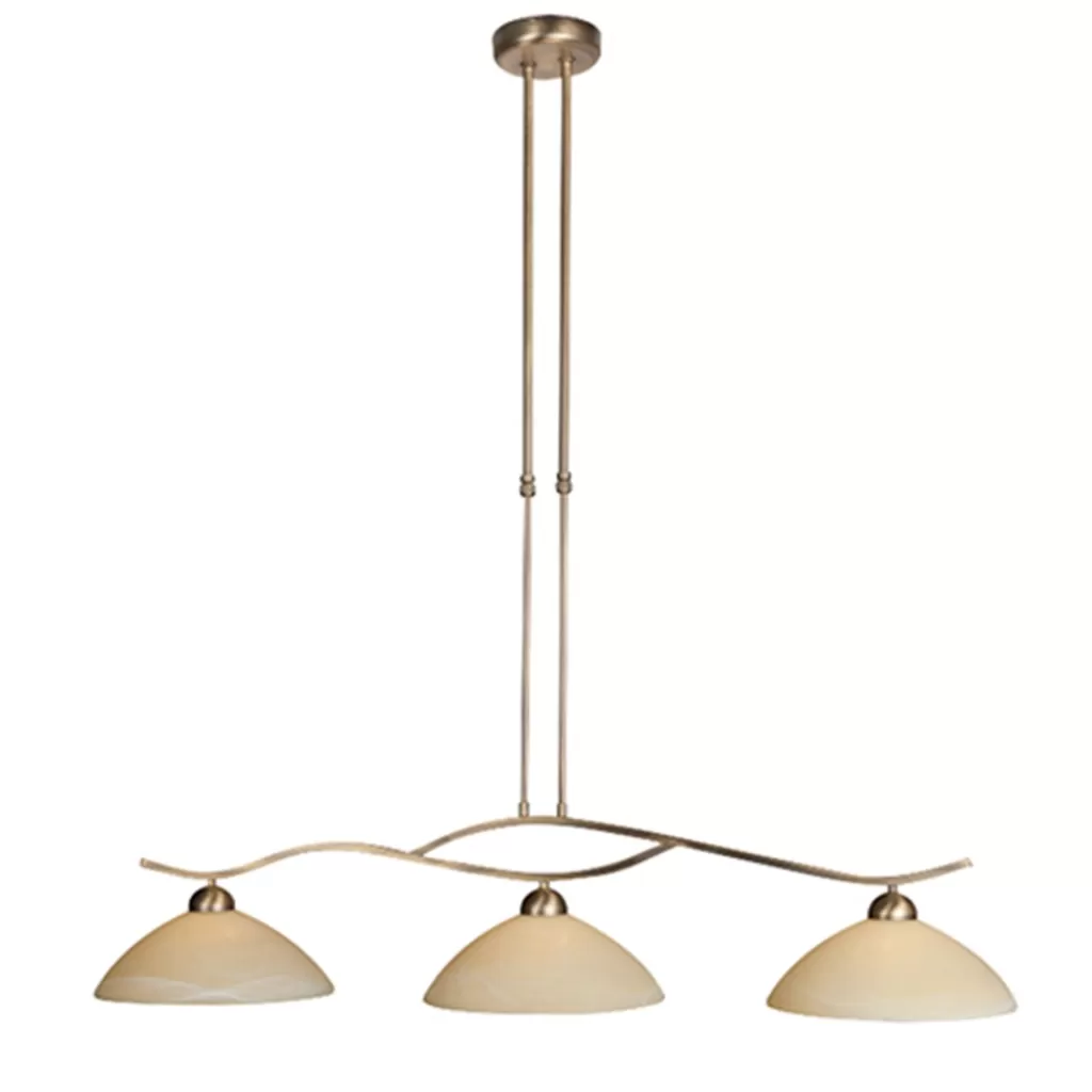 Hanglamp Capri brons/Glas>Straluma Outlet