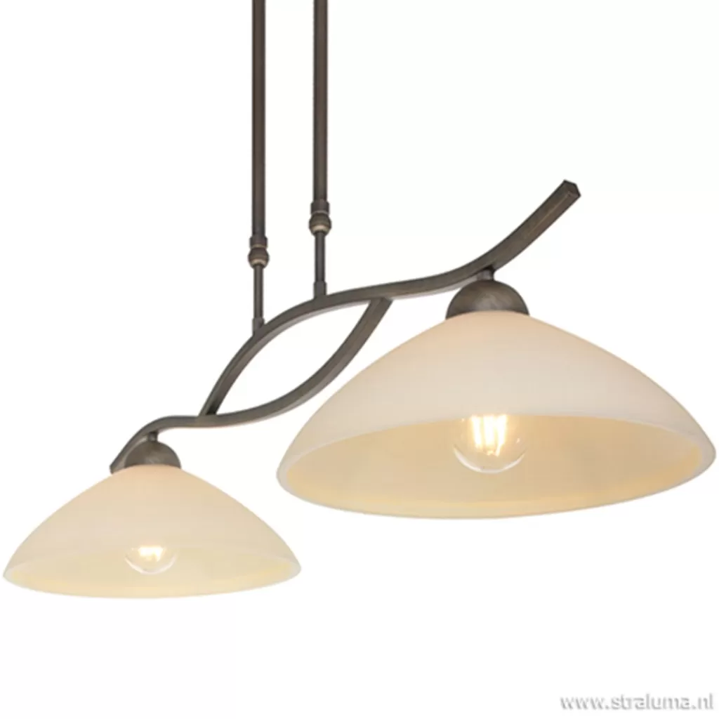 Hanglamp Capri brons/Glas>Straluma Cheap