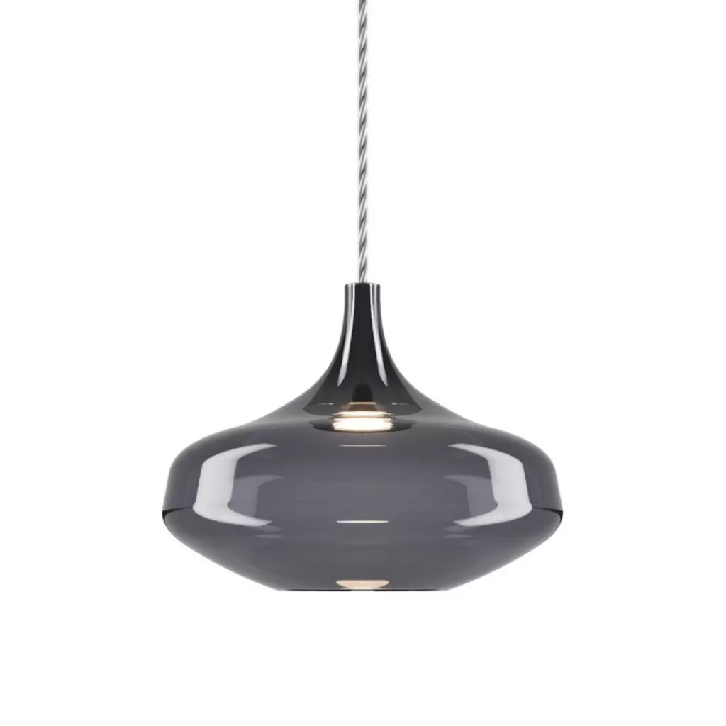 Hanglamp Italiaans design retro smoke glas inclusief LED>Straluma Flash Sale