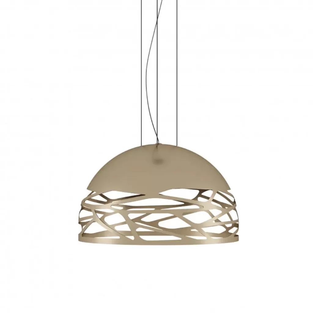 Hanglamp Kelly koepel 50cm champagne>Straluma Shop