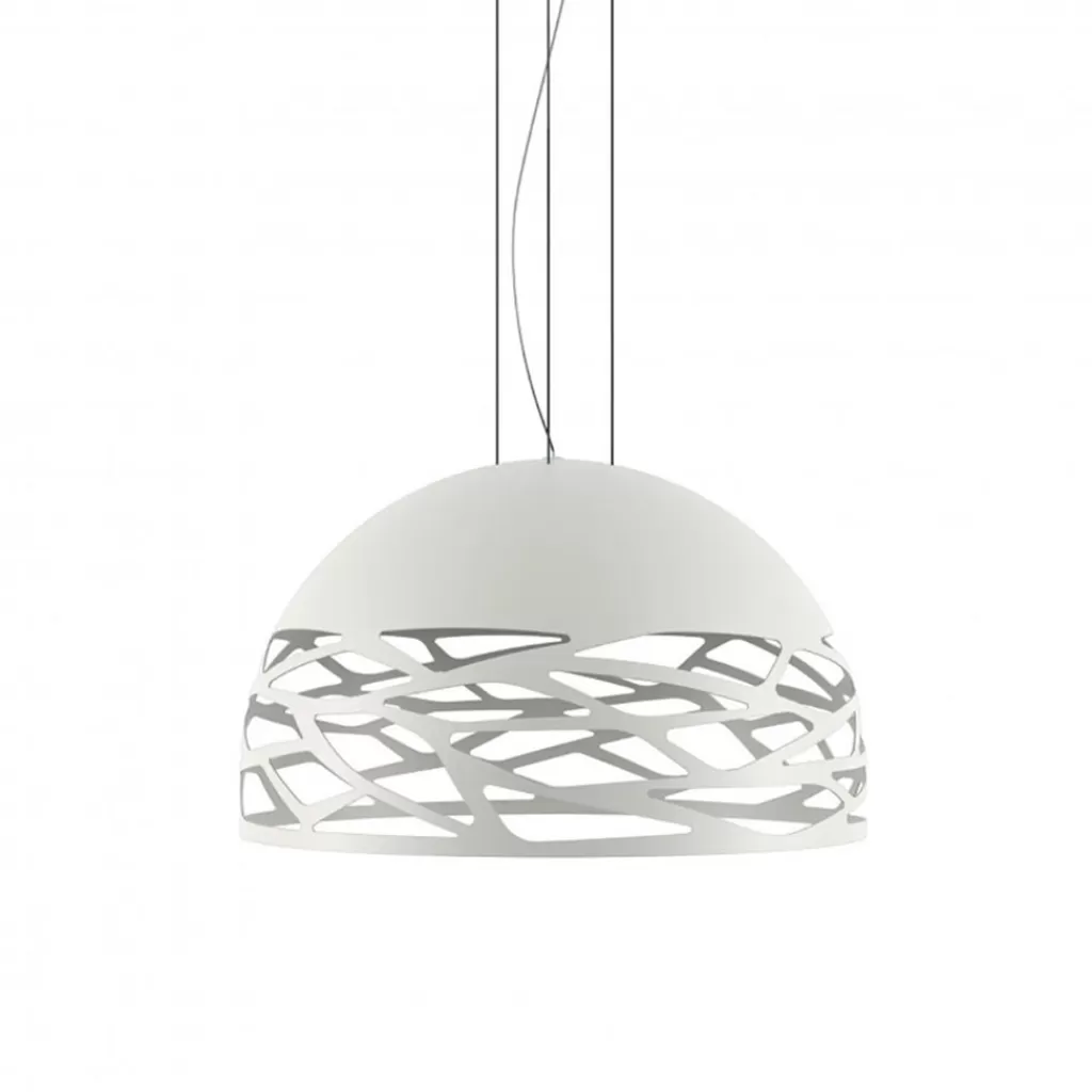 Hanglamp Kelly koepel 60cm wit>Straluma Flash Sale